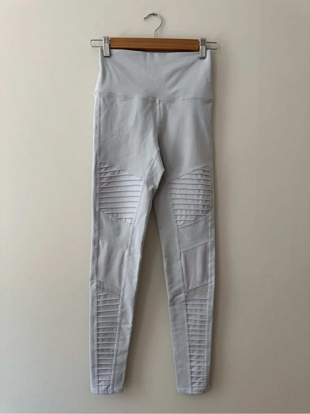 ALO Yoga High Waist Moto Leggings Alloy Gray S